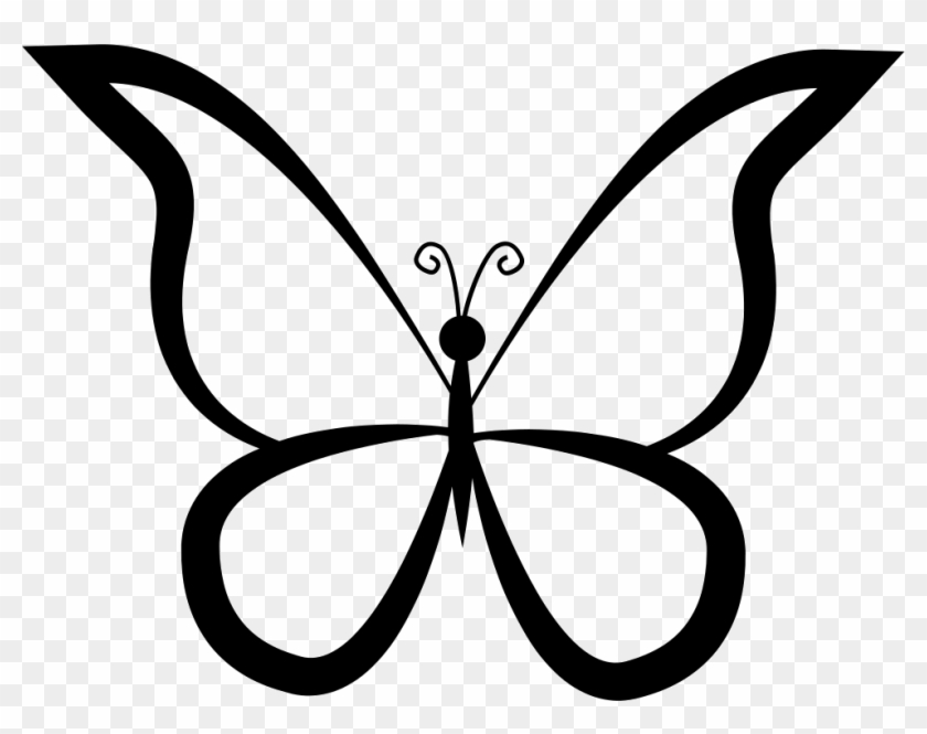 butterfly outline side view clipart transparent png useful search for
