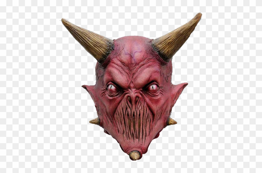 Demon Devil Oni Satan Lucifer Hell Mask Hd Png Download