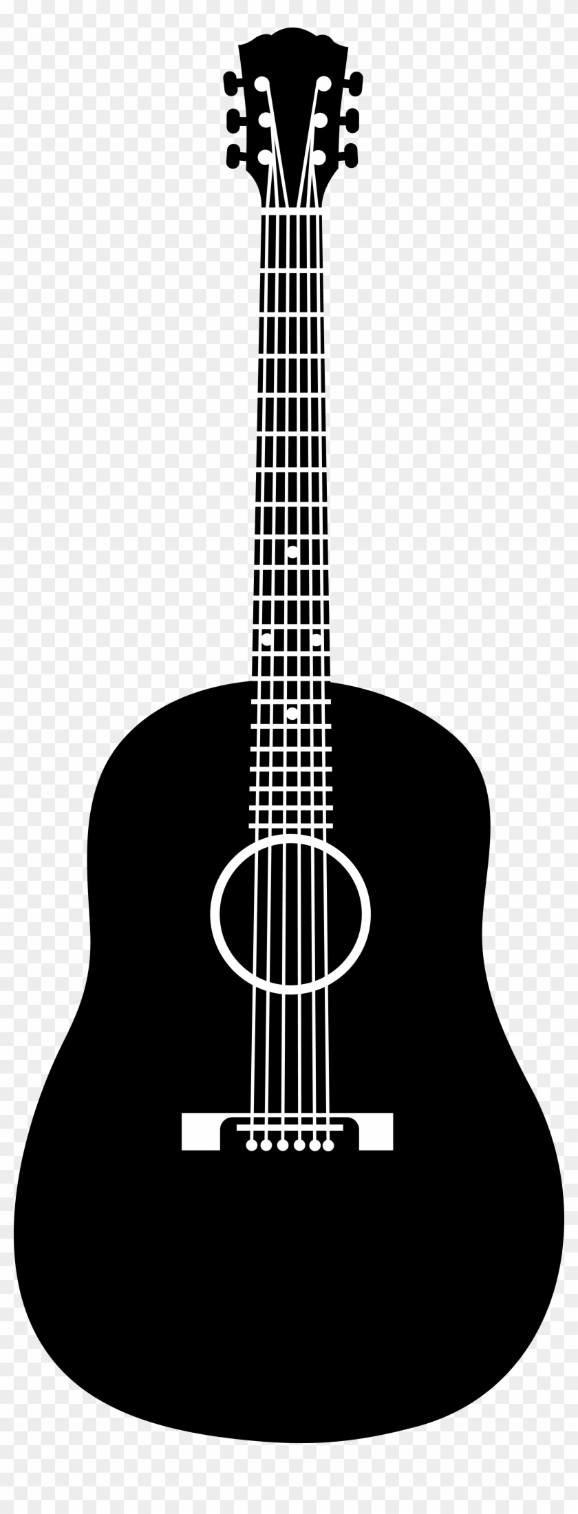 pics Transparent Background Silhouette Electric Guitar Clipart svg transparent library acoustic