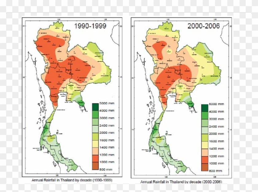 Climate Map Of Thailand