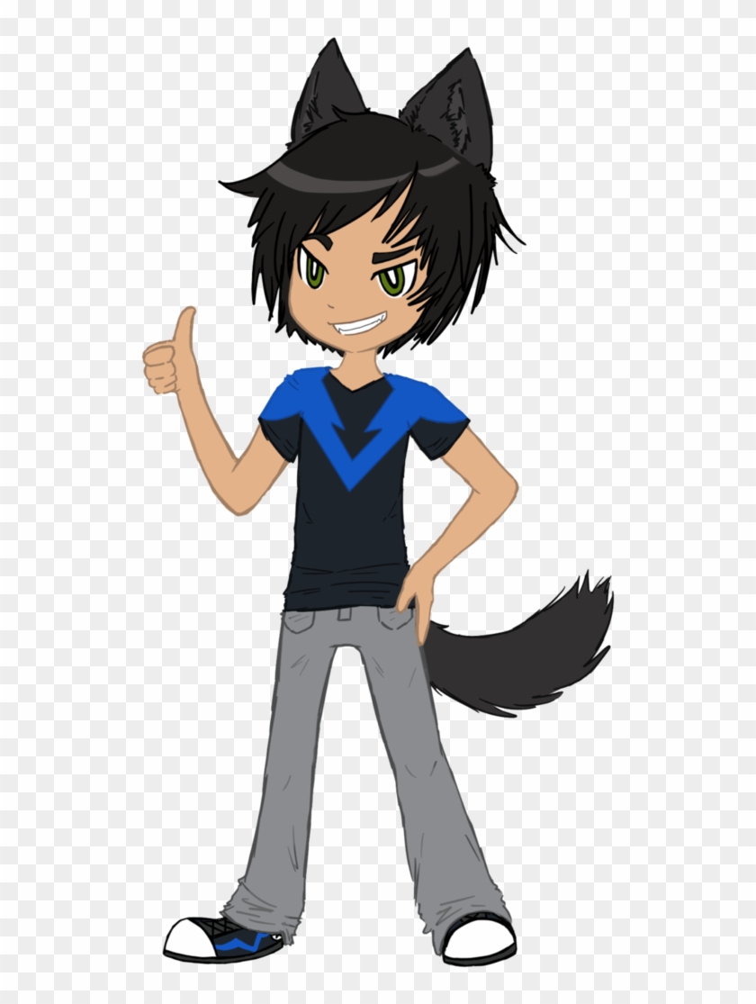 Closed Wolf Punk Girl And Boy  Draw To Adopt By Lunax3adoptables  Wolf  Drawing Anime Girl  Free Transparent PNG Clipart Images Download