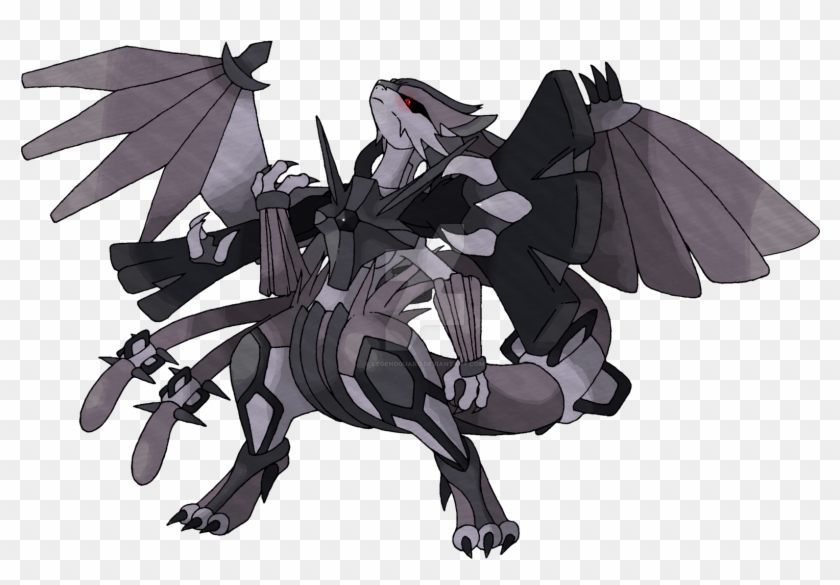 Pokemon Zekrom And Reshiram Fusion, HD Png Download - vhv