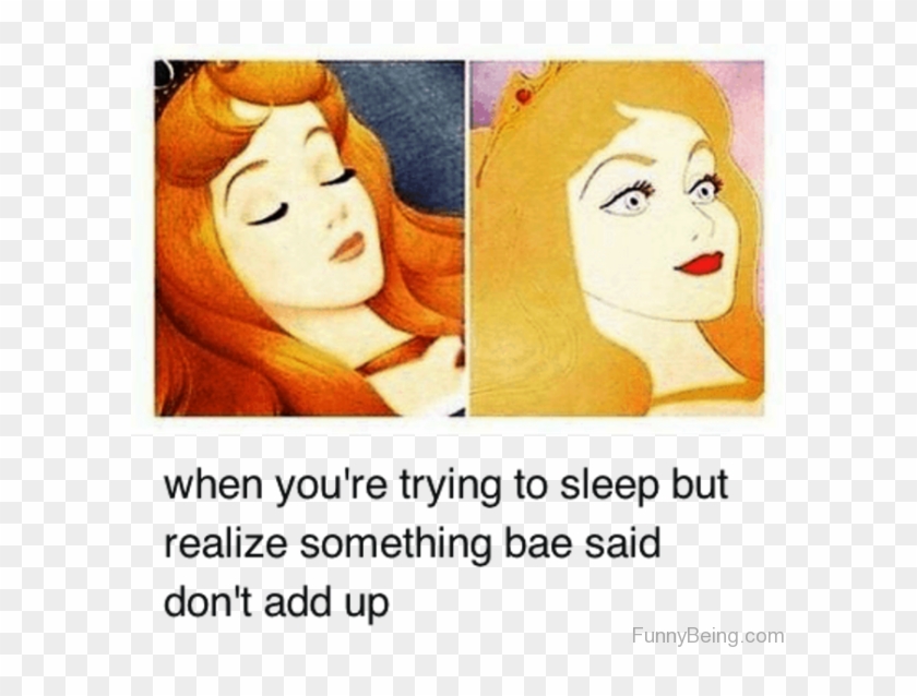 When You Re Trying To Sleep - Snow White Meme Makeup, HD Png Download ...