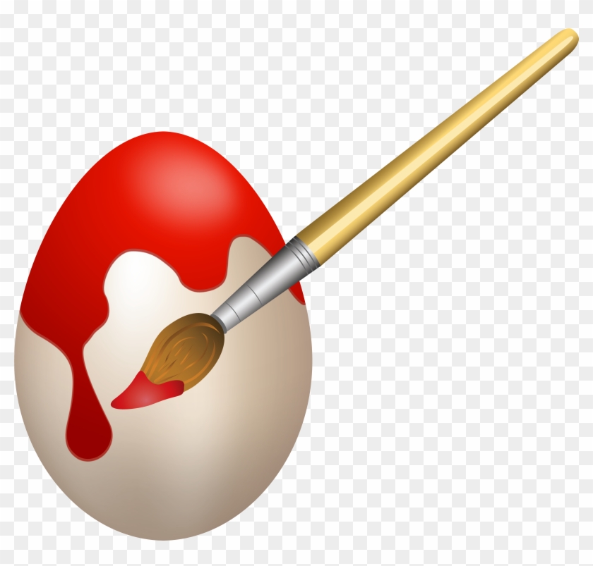 Easter Red Coloring Egg Png Clip Art Image - Transparent Png Coloring