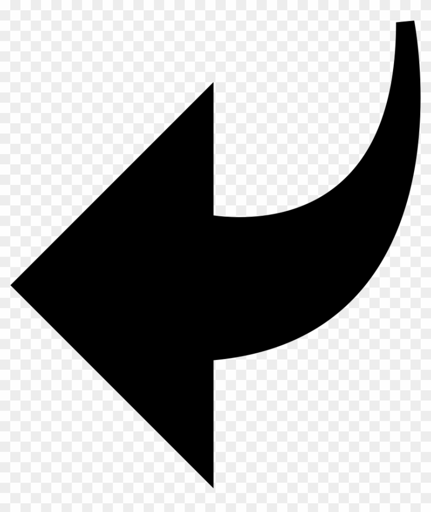 Go Back Curved Arrow Comments Curve Arrow Icon Transparent Hd