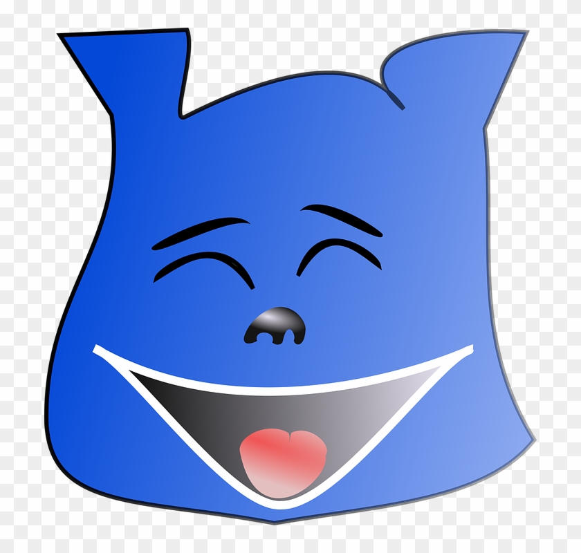 Happy Laughing Emotion Haha Cartoon Funny Face - Emoji Suratlı Kizgin  Canavar Resmi Çizimi, HD Png Download - 712x720(#5937464) - PngFind