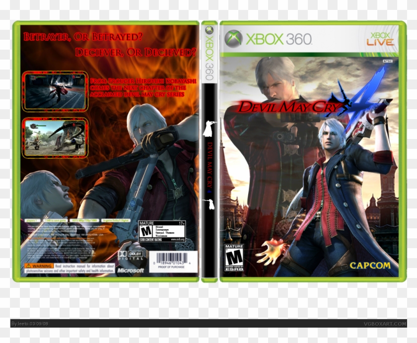 Devil May Cry 4 PC Box Art Cover by AnimeKunX7