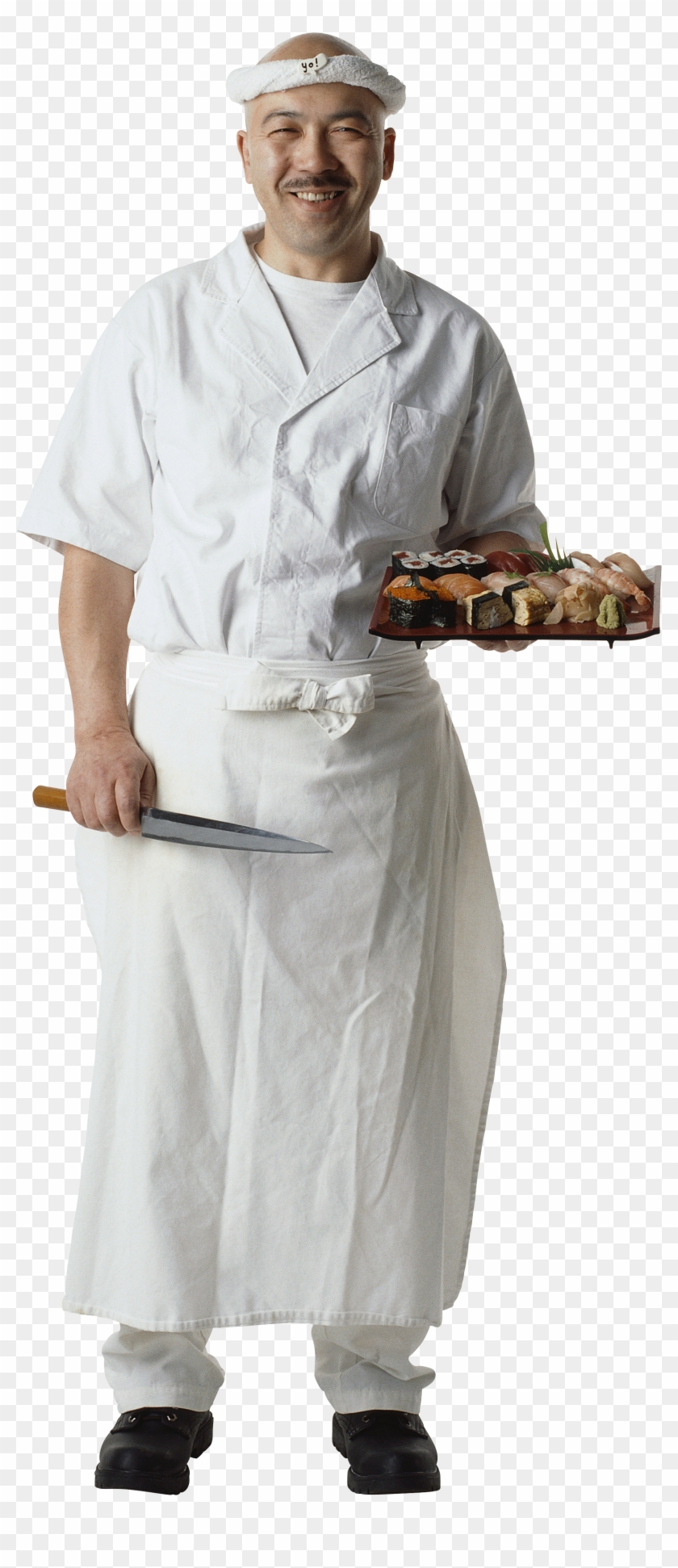 Chef - Sushi Chef Png, Transparent Png - 1675x3794(#5939339) - PngFind