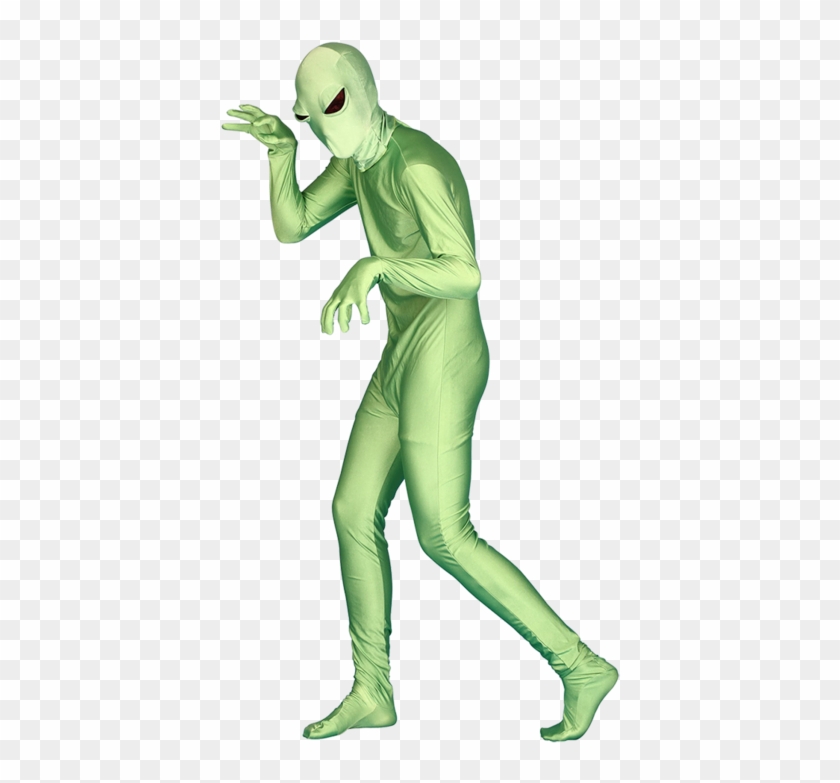 Creepy Alien Perv Costume - Alien Skin Suit, HD Png Download - 500x714 ...