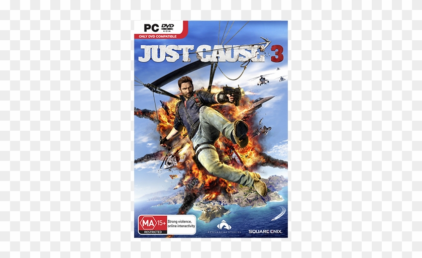 ørn Tåget Fredag Just Cause - Just Cause 3 Pc Cover, HD Png Download - 768x432(#5947387) -  PngFind
