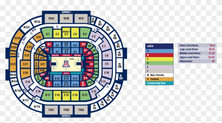 Mullins Center Seating Chart