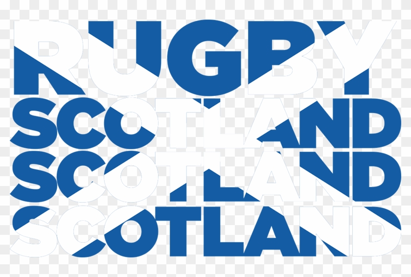 Scottish Rugby Top Lettering Scotland Rugby Wall Sticker - Poster, HD Png Download - 800x486 ...