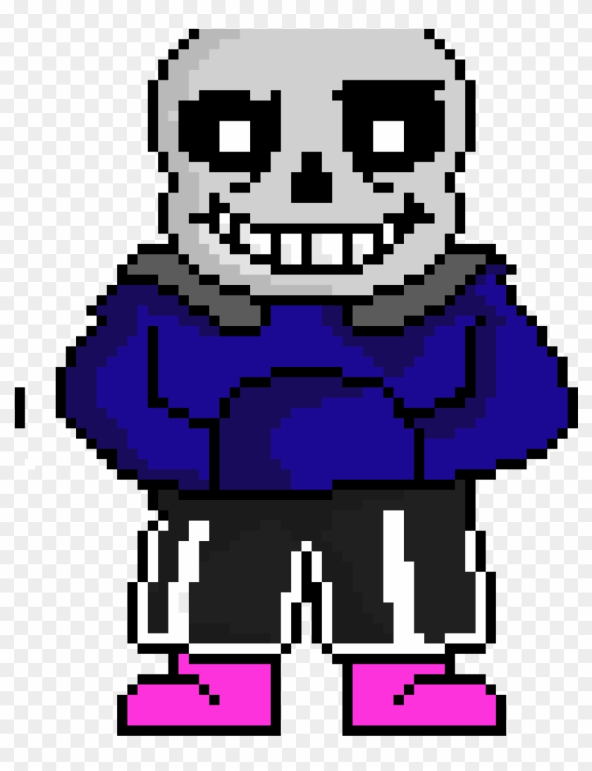 Sans Sprite Clipart , Png Download - Minecraft Pixel Art Undertale,  Transparent Png, png download, transparent png image