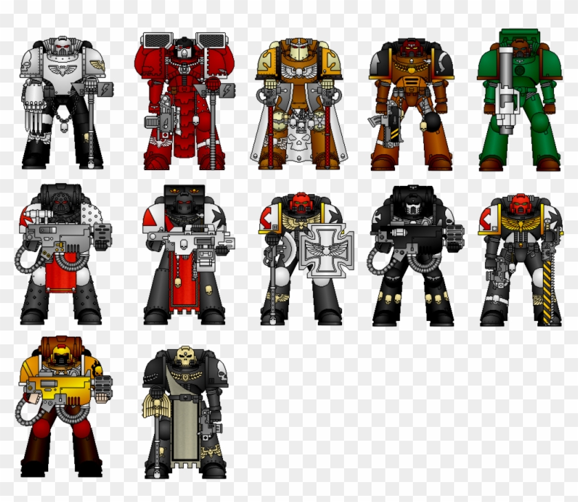 Space Marines Fictional Character Hd Png Download 1044x870 5969373 Pngfind - roblox space marine helmet