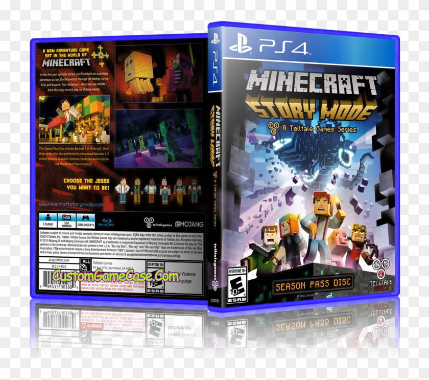 minecraft story mode ps4 game
