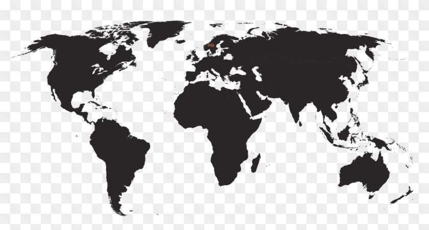 World Map - Map Of The World To Trace, HD Png Download - 2401x1200 ...