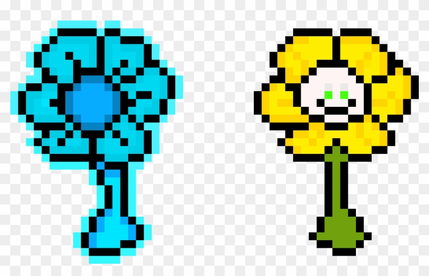 Flowey And Echo Flower Undertale Echo Flowers Pixel Art Hd Png Download 4680x2970 Pngfind