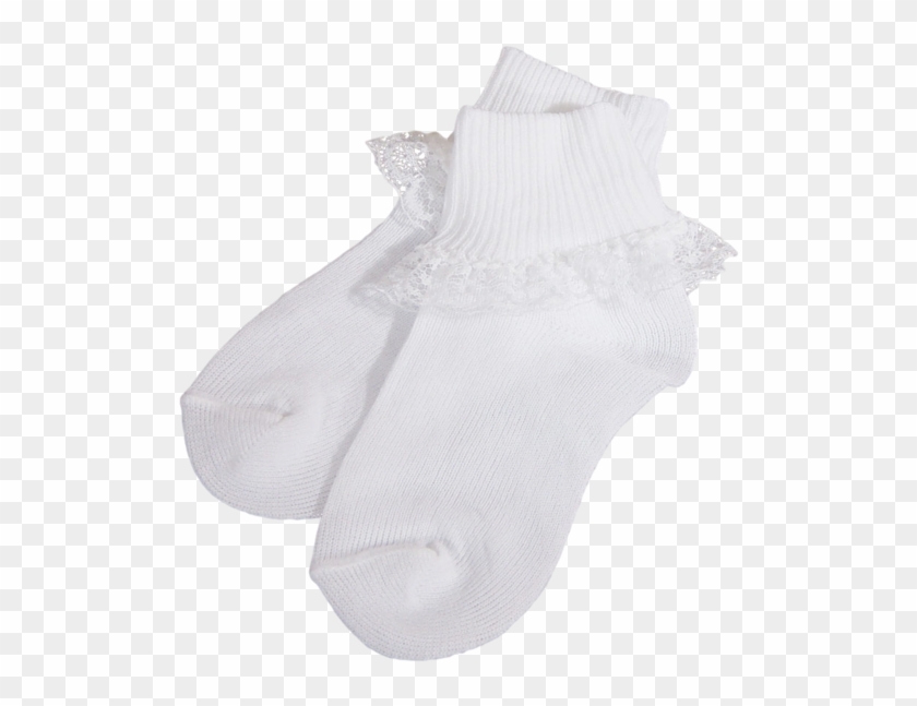 white lace baby socks