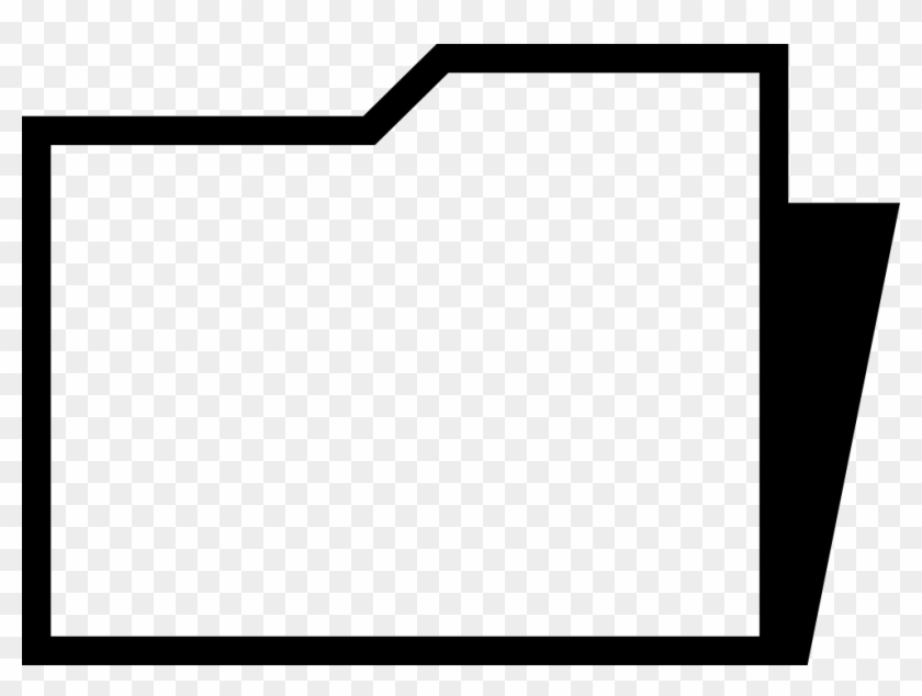 Png File Svg - Folder Outline Png, Transparent Png - 980x694(#61076 ...