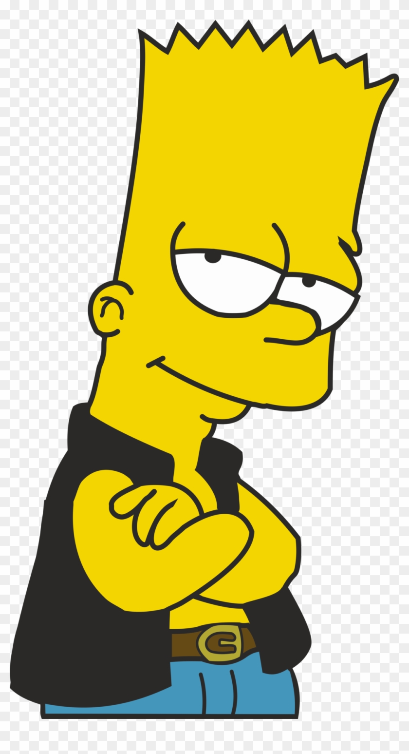 Sad Bart Png - Sad Bart Simpson Png Transparent PNG - 576x432