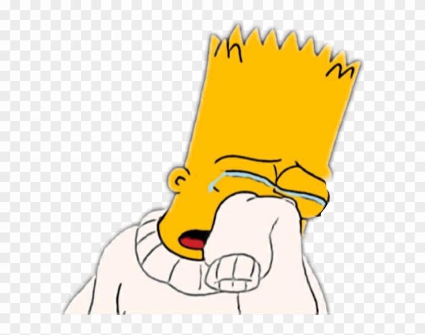 602 X 583 2 Bart Simpson Drawing Sad Hd Png Download 602x583