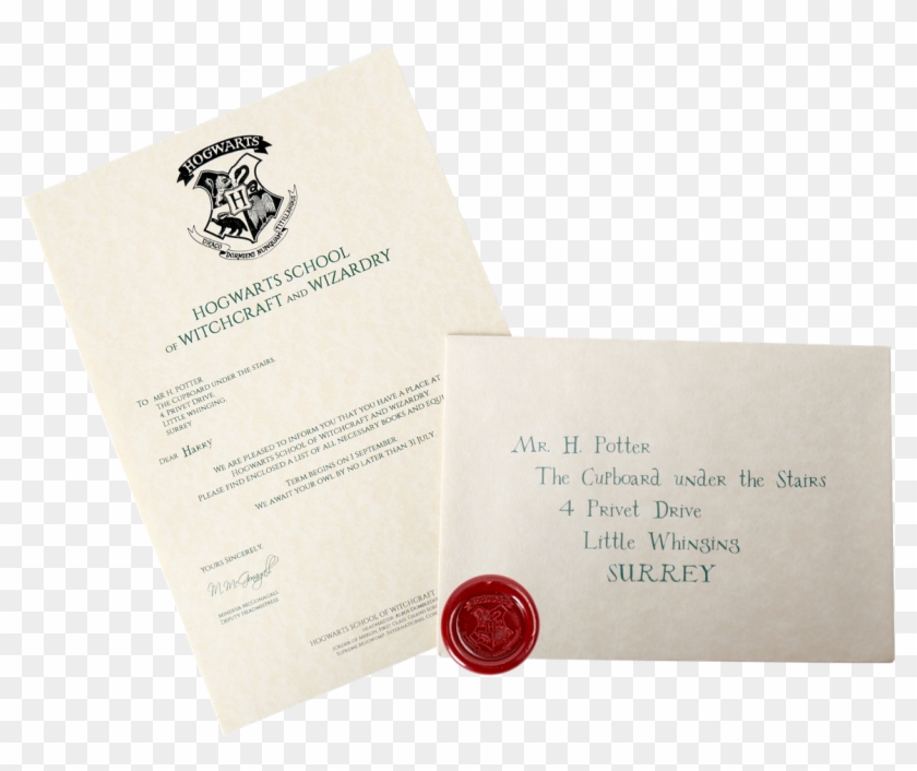 hogwarts acceptance letter envelope