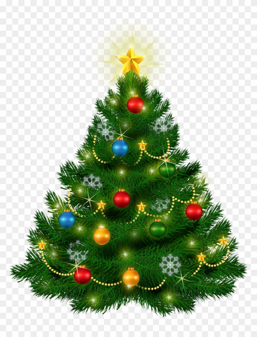Beautiful Christmas Tree Png Clipart Clipart Christmas - Vintage ...