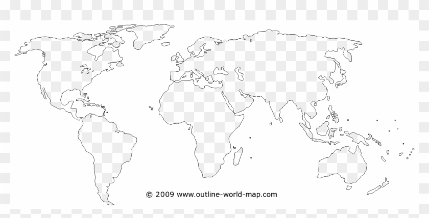 Link To The Big World Map a World Map Outline Black Hd Png Download 1357x628 Pngfind