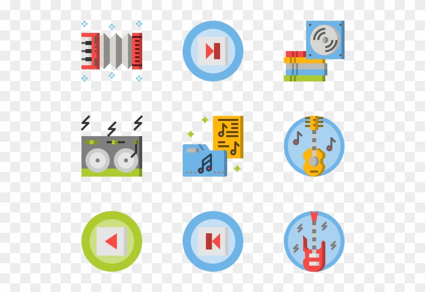 Music Digital Marketing Icons Vector Hd Png Download 600x564