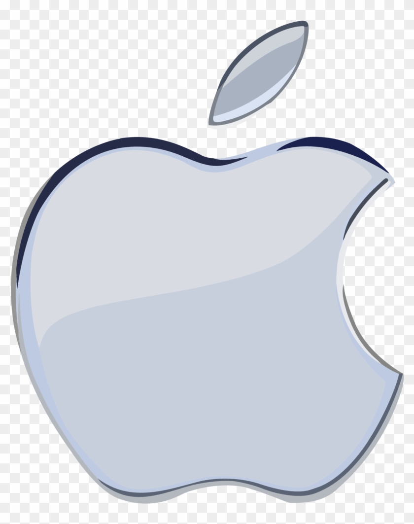 Clip Art Apple Logo Transparent - Apple Logo Silver Png, Png Download -  806x992(#604121) - PngFind