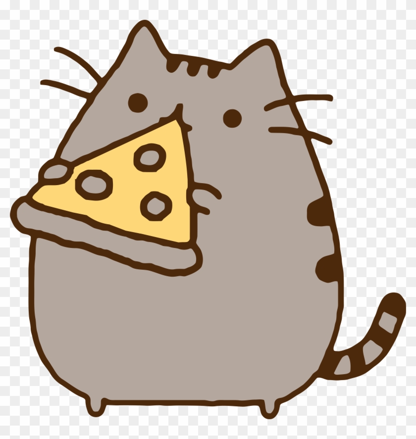 Clipart Pizza Png Clipart - Cartoon Cat Eating Pizza, Transparent Png -  5999x6052(#605634) - PngFind