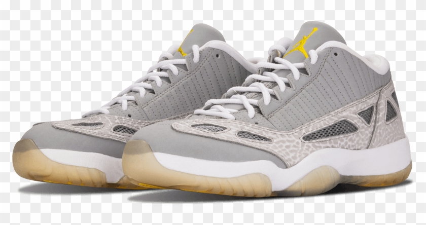 jordan 11 low ie white grey