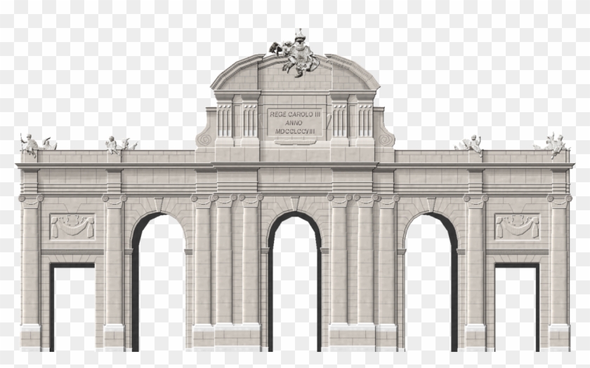 Puerta De Alcala Png - Puerta De Alcala Madrid Png, Transparent Png