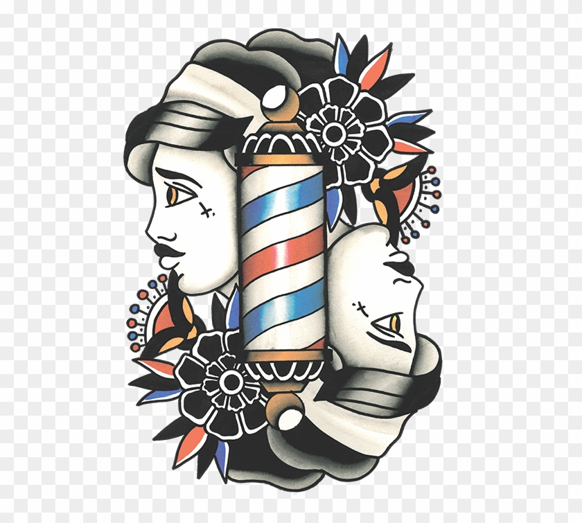 Barbet Clipart Male Hairdresser Logos Para Lady Barbers Hd Png