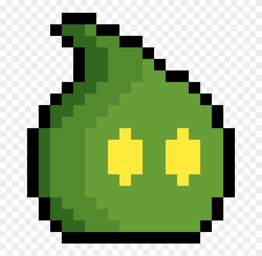Slime - Angry Emoji Pixel Art, HD Png Download.