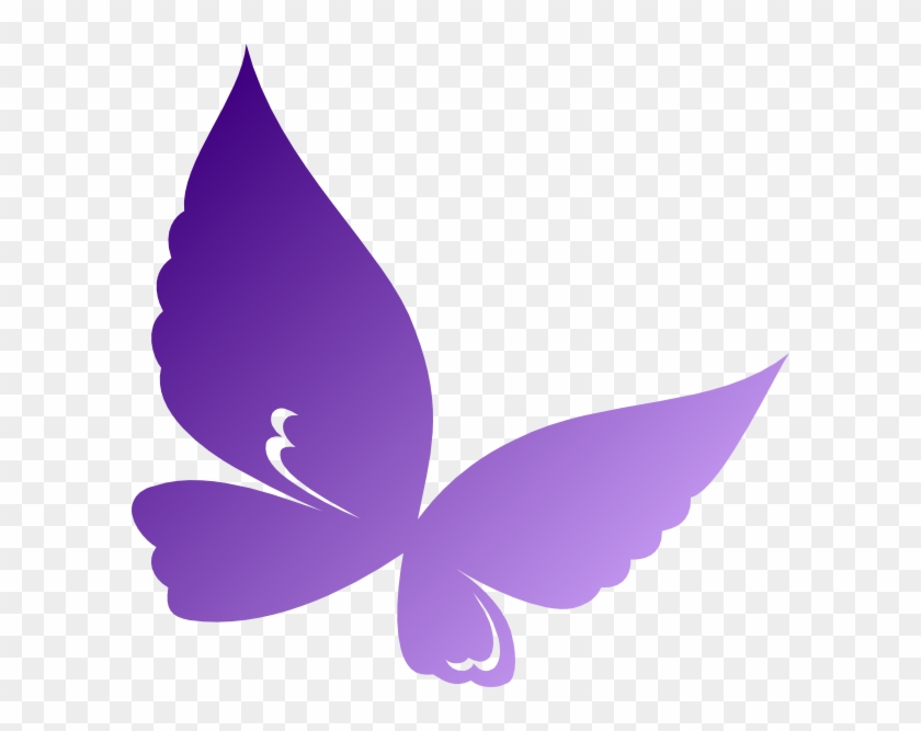 Download Gradient Purple Butterfly Clip Art At Clipart Teal Butterfly Clip Art Hd Png Download 600x587 6045286 Pngfind