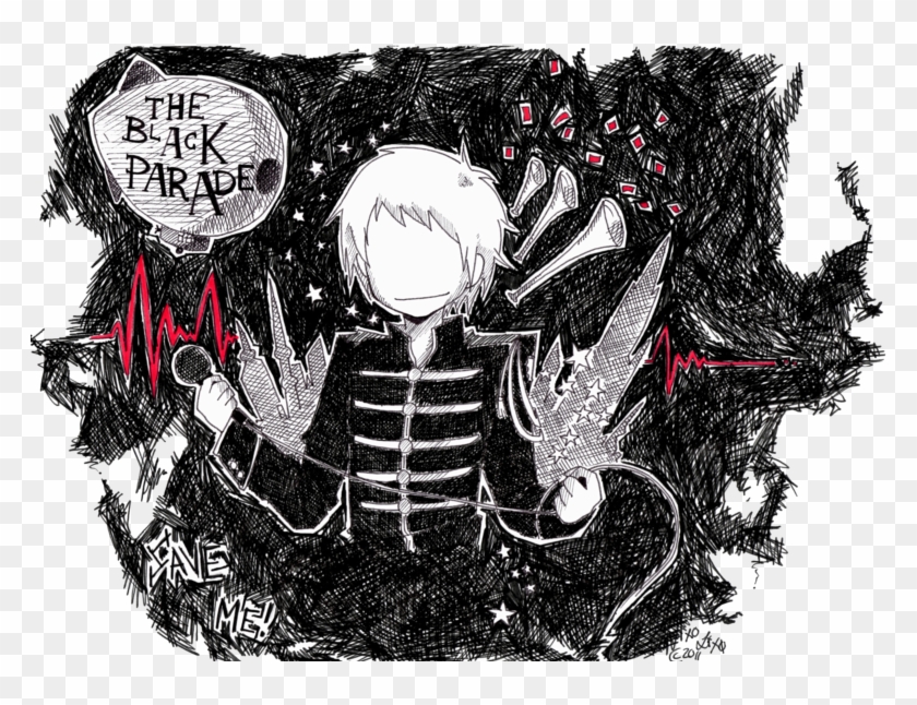 The Black Parade Wallpaper - My Chemical Romance Fan Art, HD Png Download -  800x566(#6050875) - PngFind