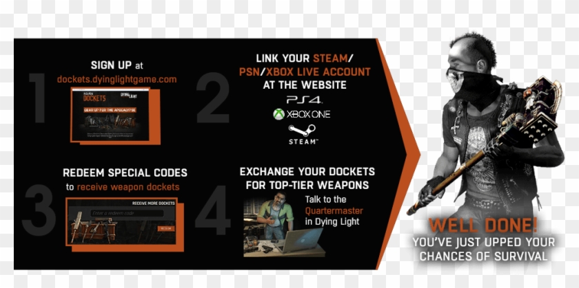 Weapon Dockets - Dying Light Codes 2019, HD Download - - PngFind