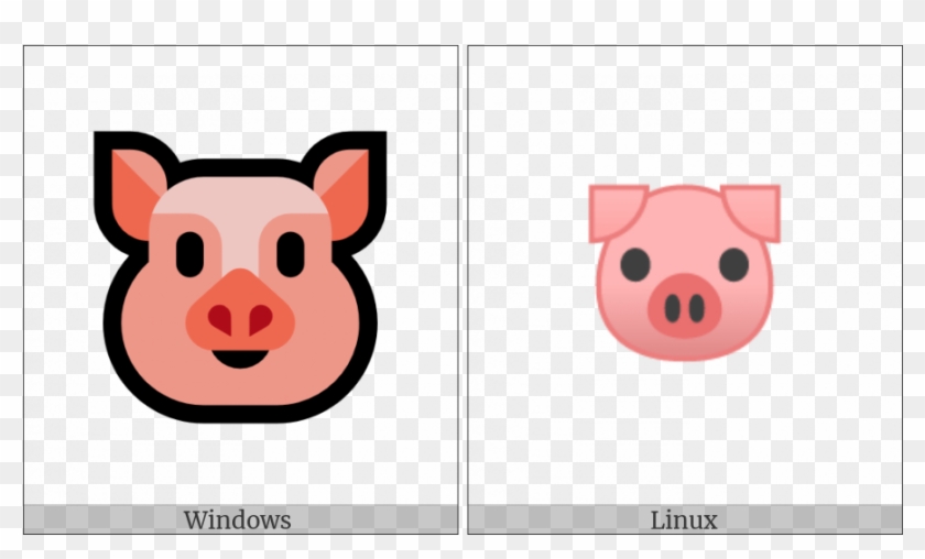 Pig Face On Various Operating Systems, HD Png Download - 892x498(#6061247) - PngFind Pig Face On Various Operating Systems, HD Png Download - 892x498(#6061247) - PngFind