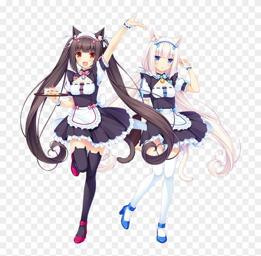 Nekopara Catgirl Paradise Chocolate And Vanilla Chocolate Cosplay Wig  Halloween Stage Costume Cosplay Anime Costume Props  Fruugo IN