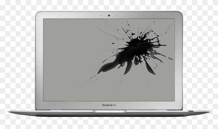 Broken Mac Cracked Screen Hd Png Download 800x439 6062964 Pngfind