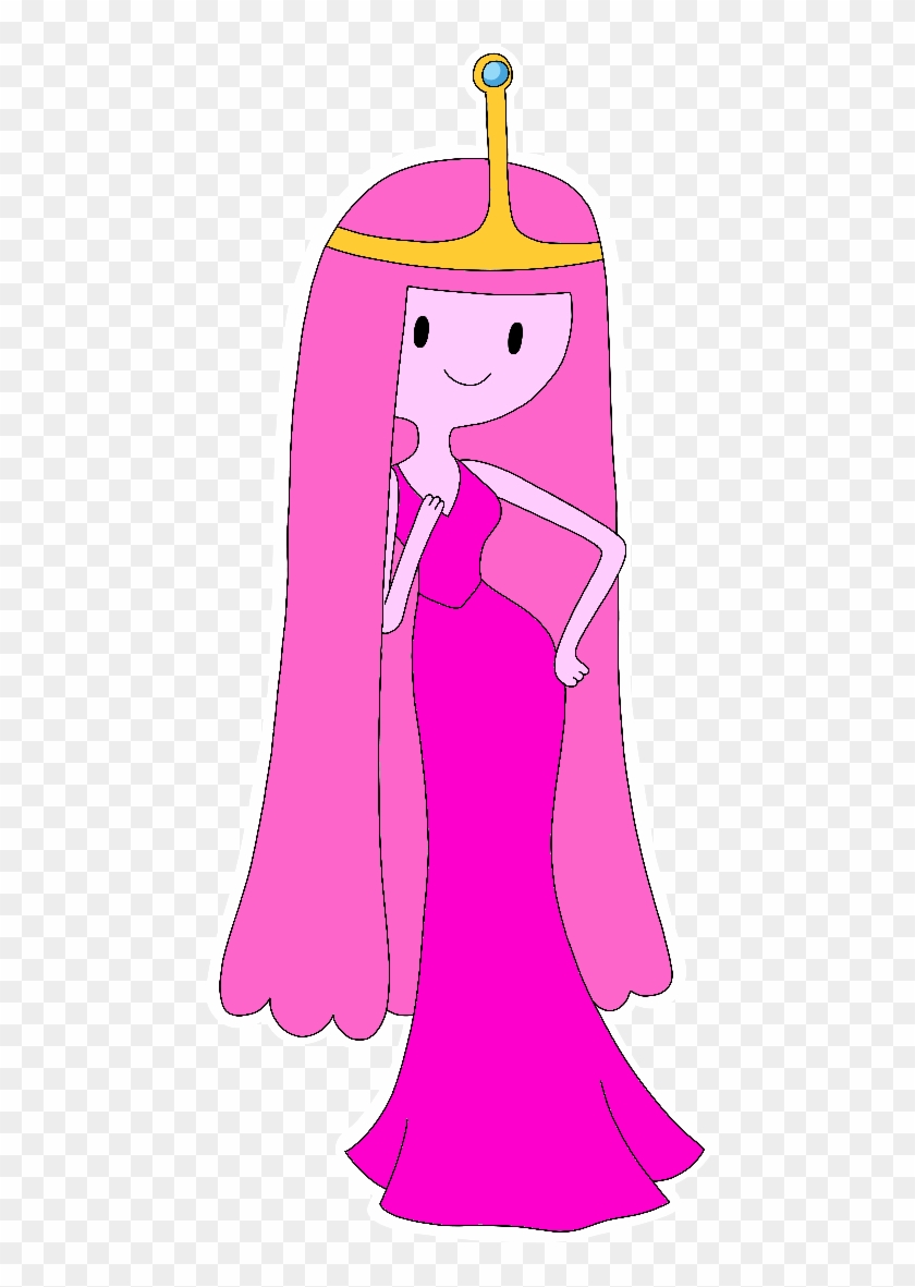 Princess Bubblegum Prom Dress - Illustration, HD Png Download -  1024x1366(#6069941) - PngFind