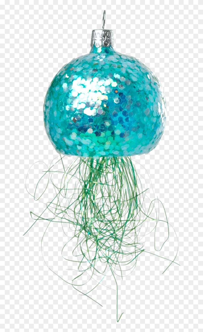 Jelly Fish Glass Christmas Ornament - Christmas Ornament, HD Png