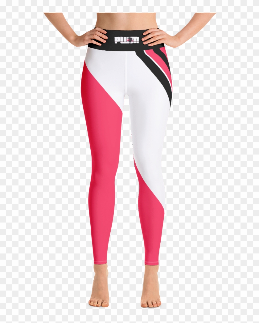 pink and black gym leggings