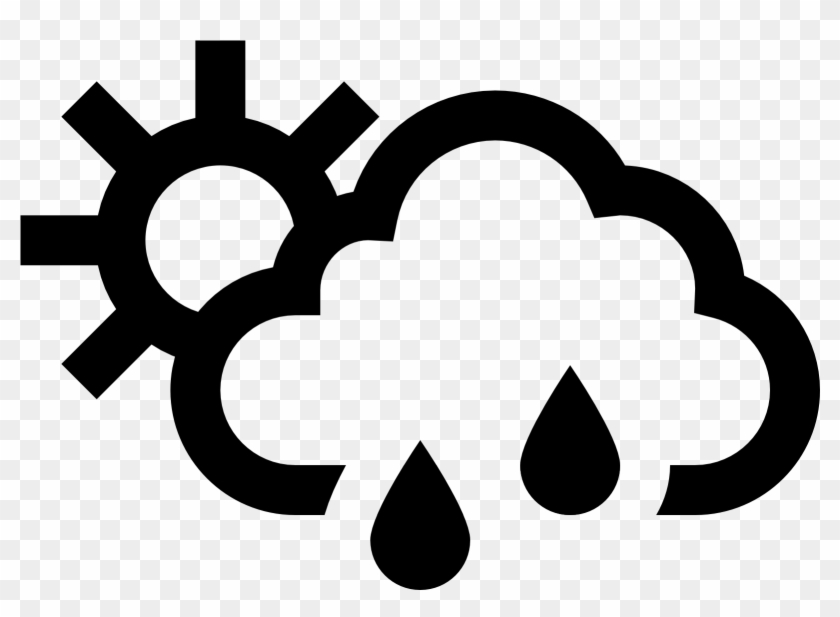 Partly Cloudy Icon Cold Partly Cloudy Symbol With Rain Hd Png Download 1600x1600 Pngfind