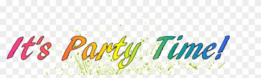 Plan A Party - Party Time Transparent Background, HD Png Download -  1200x280(#6079050) - PngFind