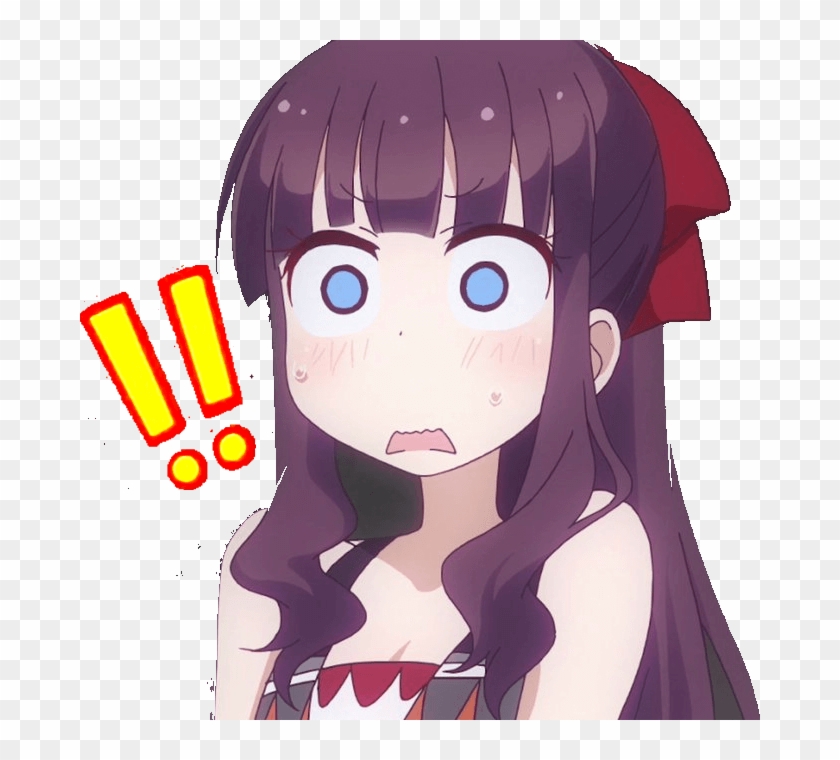 Image result for surprised anime face.