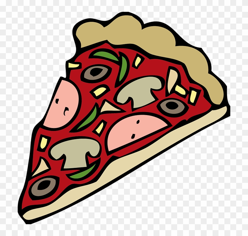 Pizza Slice Food Pizzas Junk Food Unhealthy Snack - Pizza Slice Cartoon  Png, Transparent Png - 720x720(#6094078) - PngFind