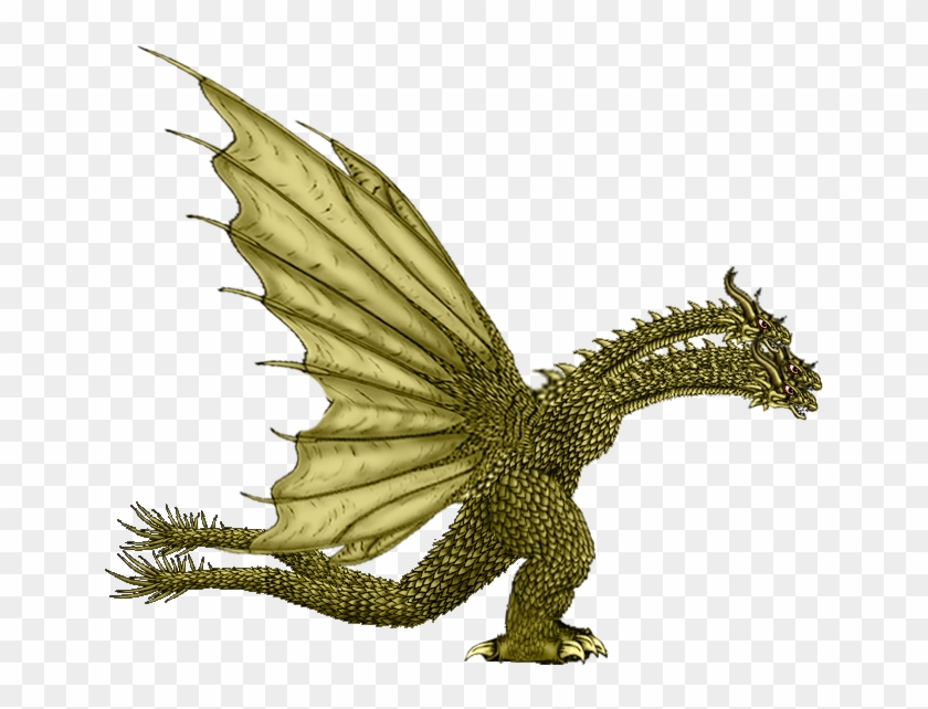King Ghidorah Godzilla Monster X Dragon Mythical Godzilla Daikaiju Battle Royale New Kaijus Hd Png Download 668x561 6095913 Pngfind