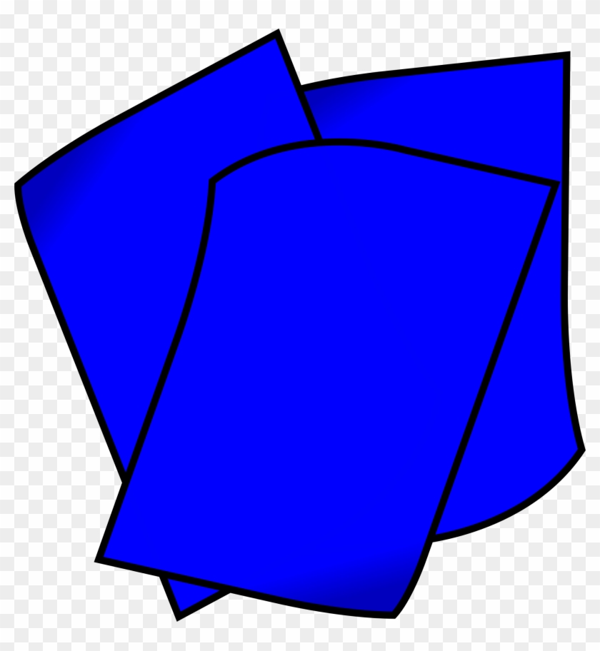 This Free Icons Png Design Of Stack Of Blue Paper, Transparent Png ...